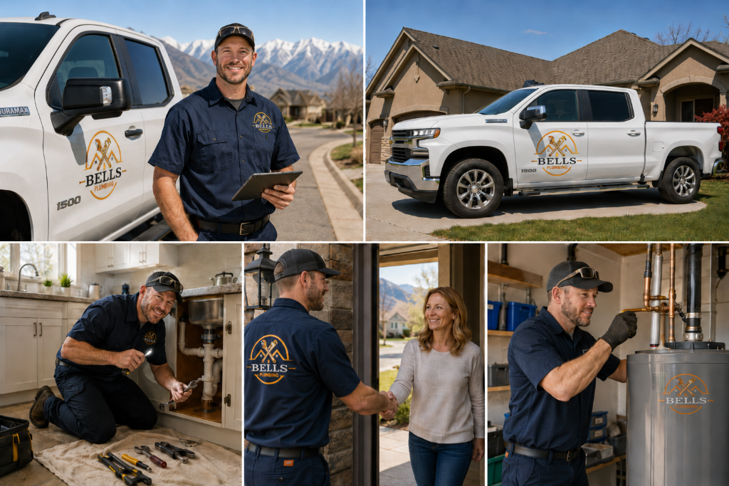 Bells Plumbing — plumber and service truck